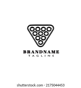 bowling logo icon design template black modern isolated vector illustration