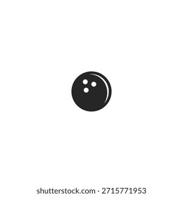 Diseño de Vector plano de icono de logotipo de bolos