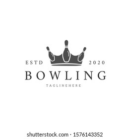  Bowling Logo Icon Vector Design Template