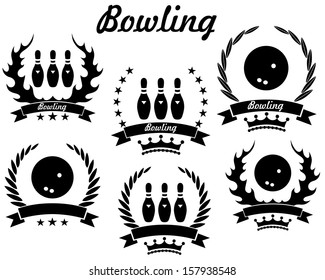 Bowling Vector Illustration Stock Vector (Royalty Free) 151293581 ...