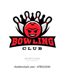 Bowling Logo Template