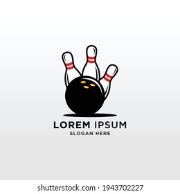 Bowling logo.  A unique, exclusive, elegant, professional, clean, simple, modern logo. Great logo for company with strong feels, It would be perfect for your company