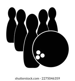 bowling logo vector illustration design template.