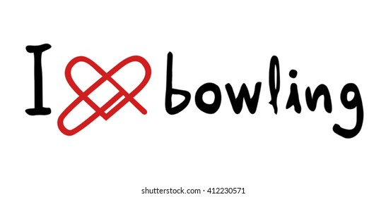 Bowling Love Icon