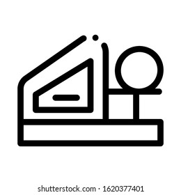 Bowling Machine Icon Vector. Outline Bowling Machine Sign. Isolated Contour Symbol Illustration