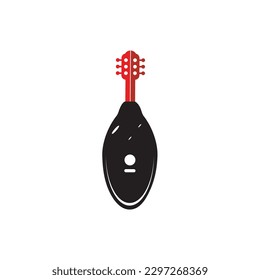 Bowling Music Logo Design Vector