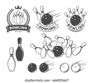 Bowling objects and emblems