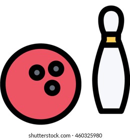 bowling outline icon