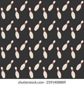 bowling pattern grey dark 2