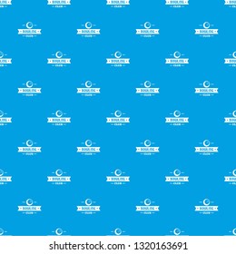 Bowling pattern vector seamless blue repeat for any use
