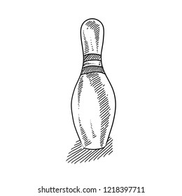 Bowling pin Drawing