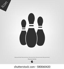 Bowling pin icon