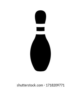 bowling - pin bowling icon vector design template