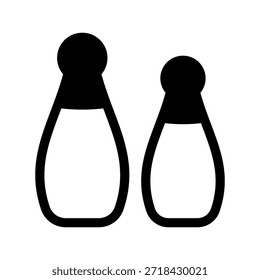 Bowling Pin Icon Vector Symbol Design Illustration