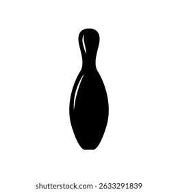 bowling pin icon vector in trendy
