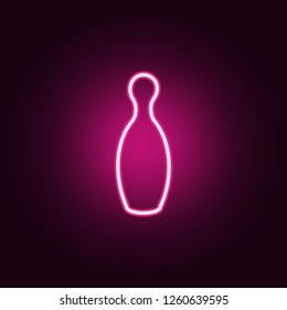 Bowling pin icon. web icons universal set for web and mobile