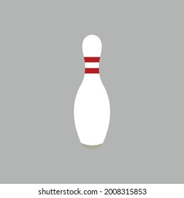 Bowling pin sport icon vector illustration graphic design