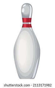 bowling pine white sport icon