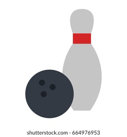bowling pines isolated icon