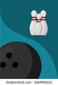 bowling pins ball game sport image