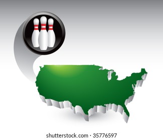 bowling pins flying across the usa