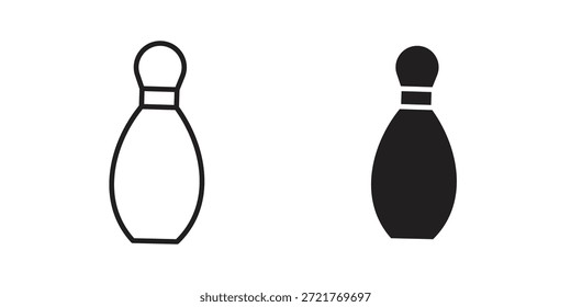 Icono de bolos para su diseño de Sitio web, logotipo, App, interfaz de usuario. EPS10