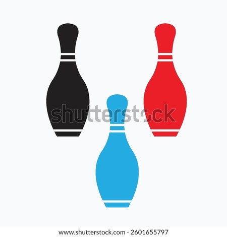 bowling pins silhoutte vector design-01