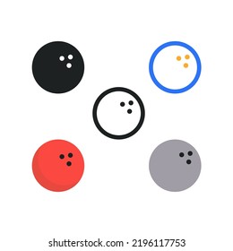 Bowling Pins Sport Icon Pack