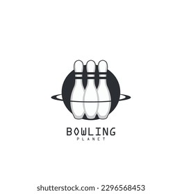 Bowling-Planet-Logo-Design