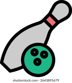 Bowling is a popular indoor sport where players roll a heavy ball down a lane to knock down pins, requiring skill, accuracy, and strategy, often played for fun or competition.

