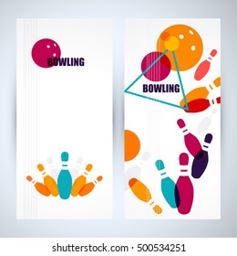 Bowling poster. ball,pins
