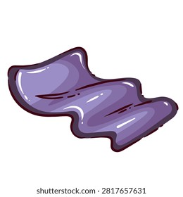 Bowling ramp with a three-level curved track for assisted ball release. Bowling alley, adaptive sports and kids game graphics featuring a bowling ramp, cartoon vector illustration.