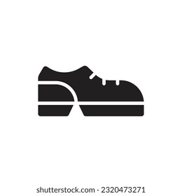 Bowling Shoe Filled Icon Vector Illustration
