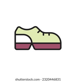 Bowling Shoe Icon Vector Illustration
