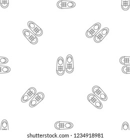 Bowling shoes pattern seamless vector repeat geometric for any web design