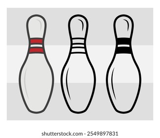 Bowling, Bowling Silhouette, Bowling Game, Bowling Ball, Strike, Pins Png, Outline, Clipart, Clipart