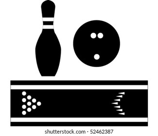 Bowling Silhouettes