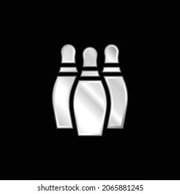 silberne Bowlingsymbol