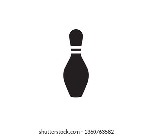 Bowling skittle game symbol competition icon