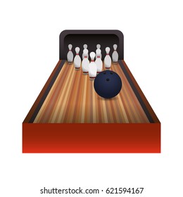Bowling sport game
