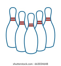 Bowling sport game