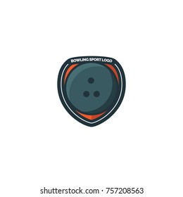 Bowling sport logo vector