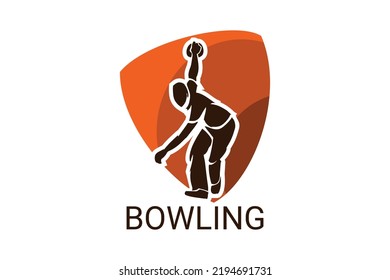 icono de la línea vectorial del deporte de boliche. jugar bolos. pictograma deportivo, ilustración vectorial.