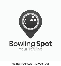 Bowling Spot Logo Design Template. Good for Business, Agency, Community and Organization