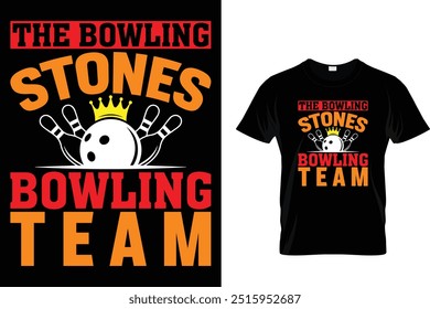 Das Bowling Stones Bowling Team - Bowling T-Shirt 