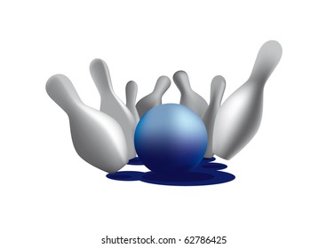 Bowling strike game