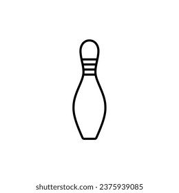 Bowling Striking Victory icon vector design templates