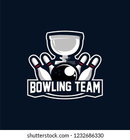 Bowling Team Logo Sports