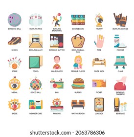 Bowling, Thin Line and Pixel Perfect Icons