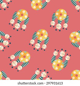 Bowling toy flat icon,eps10 seamless pattern background